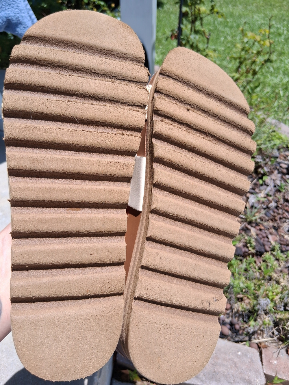Reef Vista High Two-Band Cork Slide Sandals in Cream - Picture 8 of 8